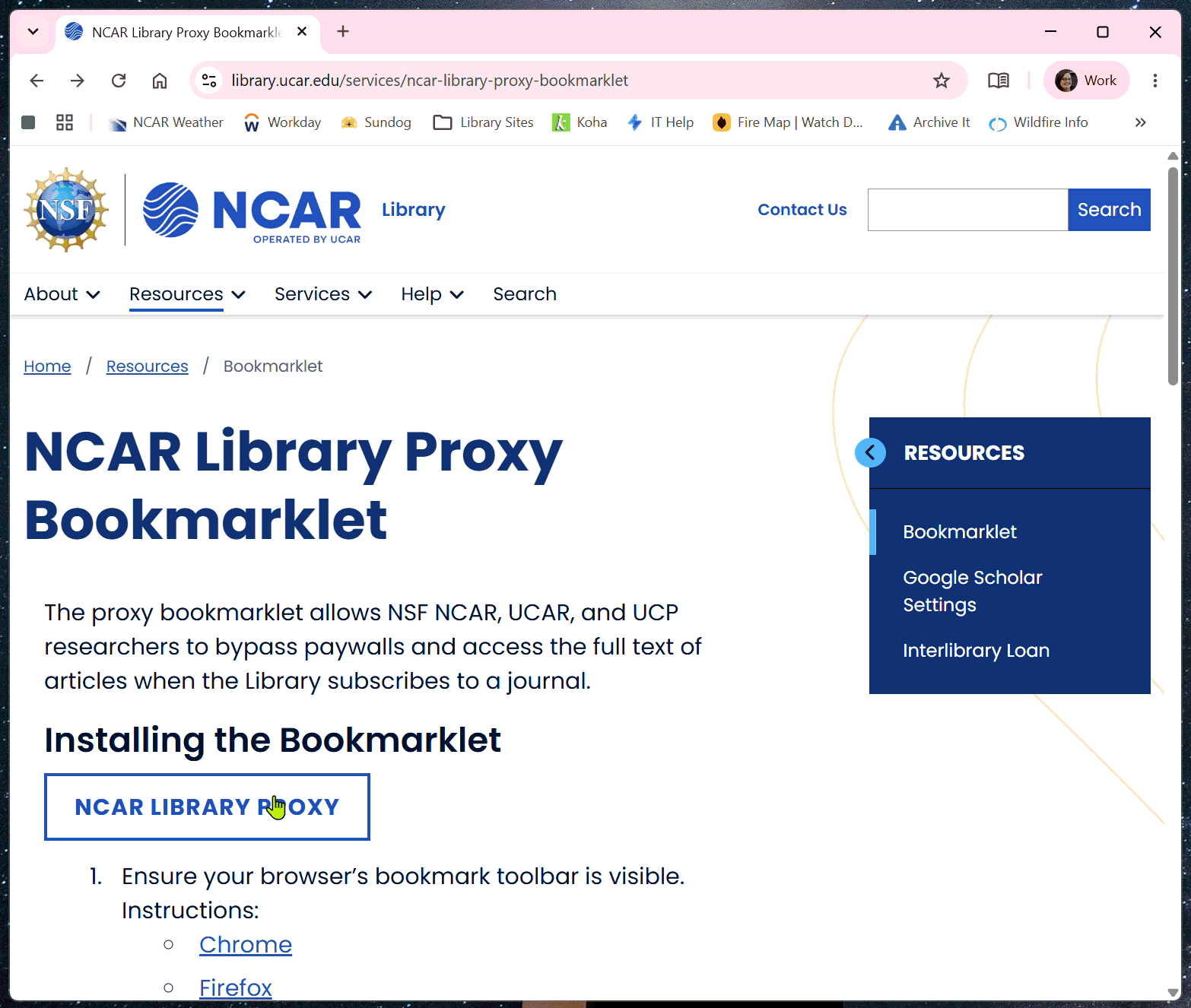 how to drag and drop into bookmark bar